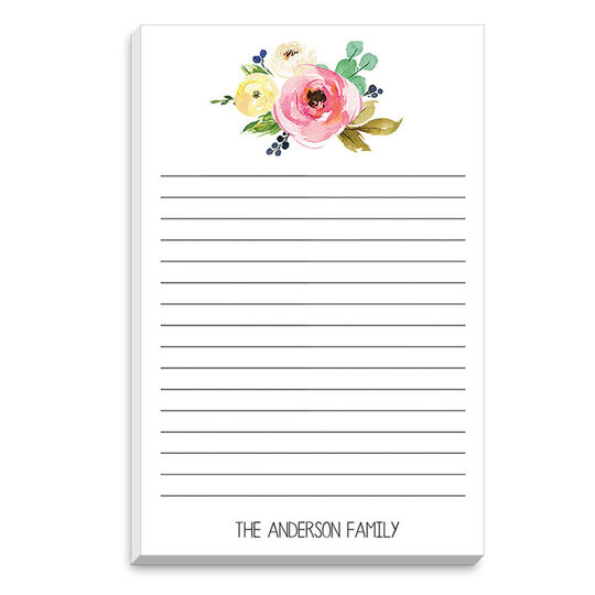 Rose Bunch Notepad